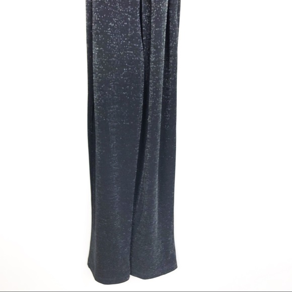 JUST TAYLOR  jumpsuit black shimmer V neck dressy - Picture 3 of 8